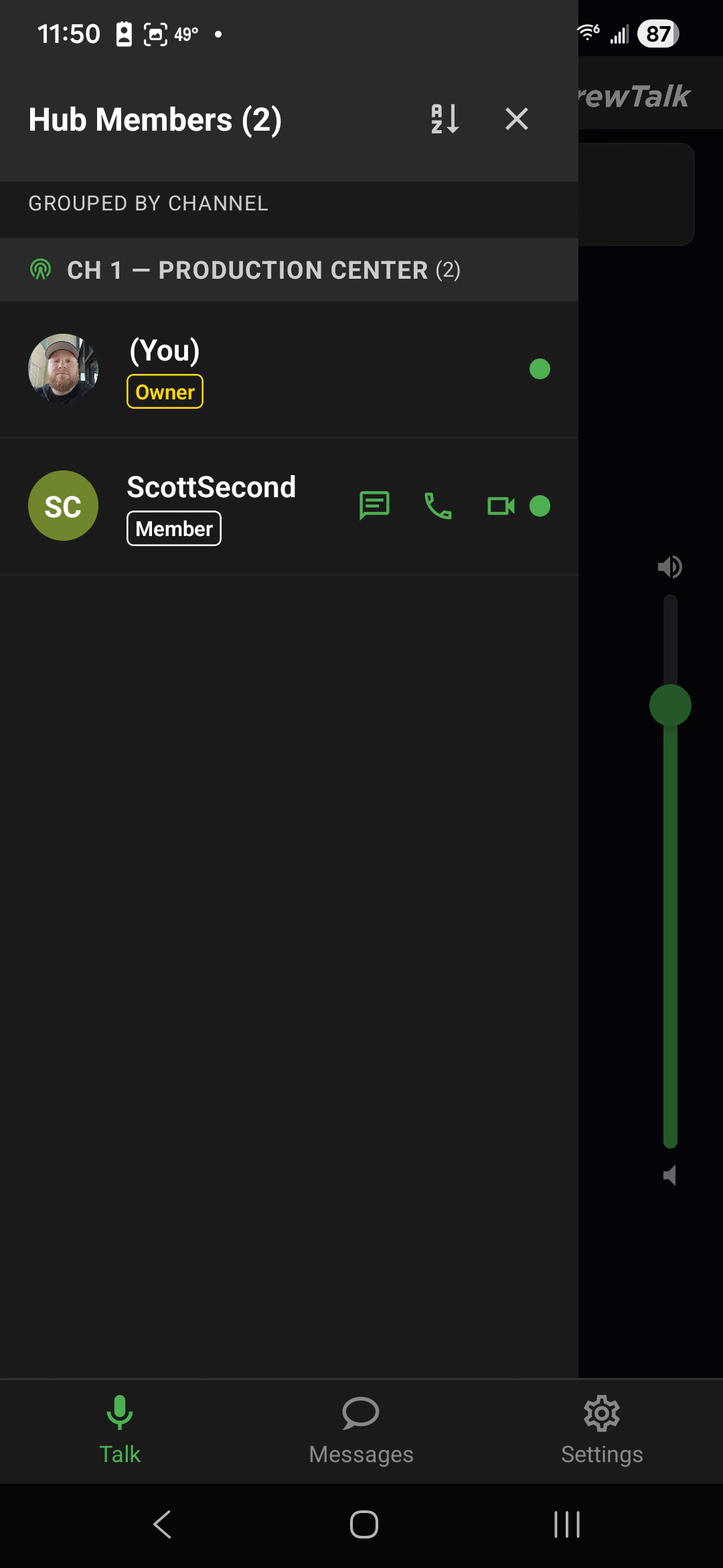 CrewTalk members directory